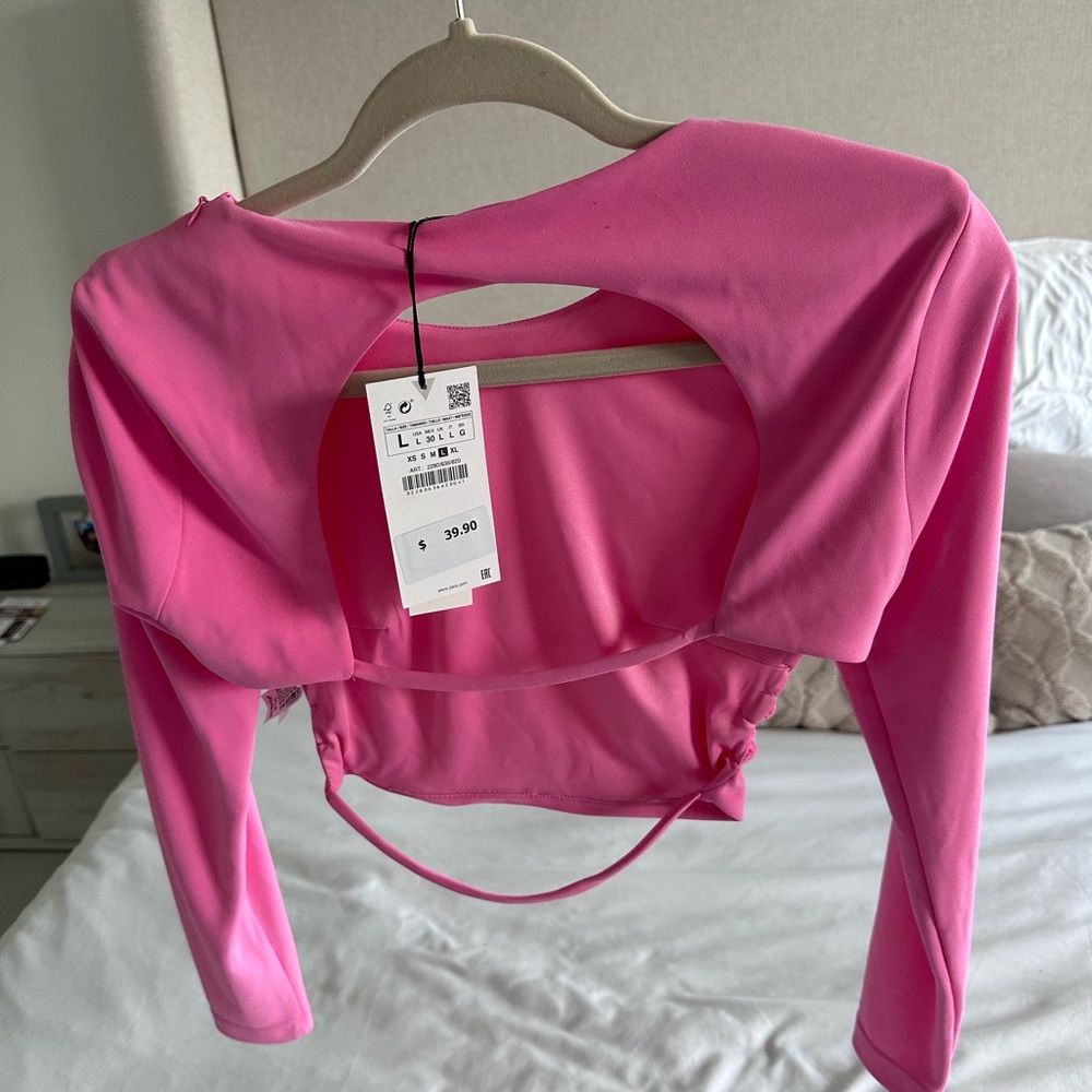 Pink crop top - Picture 3 of 3